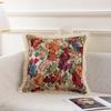 2pcs Vintage Floral Sofa Pillow Cover with Tassels, Zipper Closure, Hand Wash Only, Multi-Use for Living Room, Bedroom, Car Decor