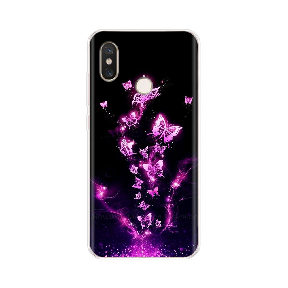 For Xiaomi Mi 8 Case Mi8 Phone Case Panda Butterfly Soft Silicon Back Cover For Xiaomi8 M1803E1A Case Fashion Funda Bags Housing