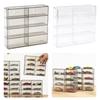 1:64 Acrylic Car Display Box For Hot Wheels Car Model Toy 8 Grid Cabinet Rack Dustproof Stackable Car Storage Box For Hotwheels