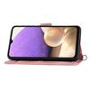 For Motorola Edge 60 Pro 5G Case Flower Pattern PU Leather Wallet Phone Cover with Strap