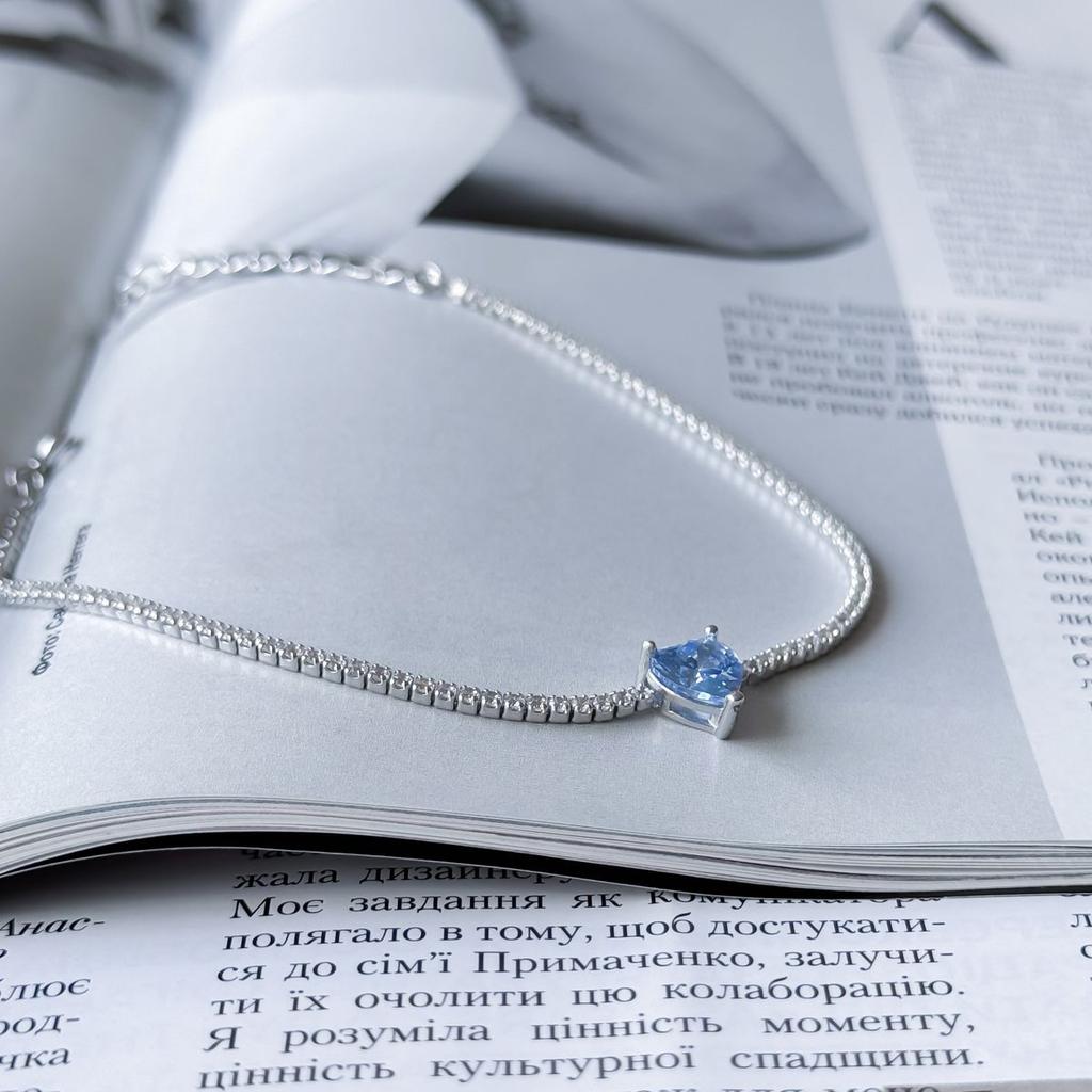 Silver Bracelet with Cubic Zirconia, Product Weight 3.41 G (60002009)