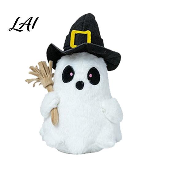 Atmospheric Halloween Home Decor Plush Toy Ghost Skeleton Bat Witch Pumpkin Doll Soft Dolls Stuffed Animal for Kids Spooky Party Haunted