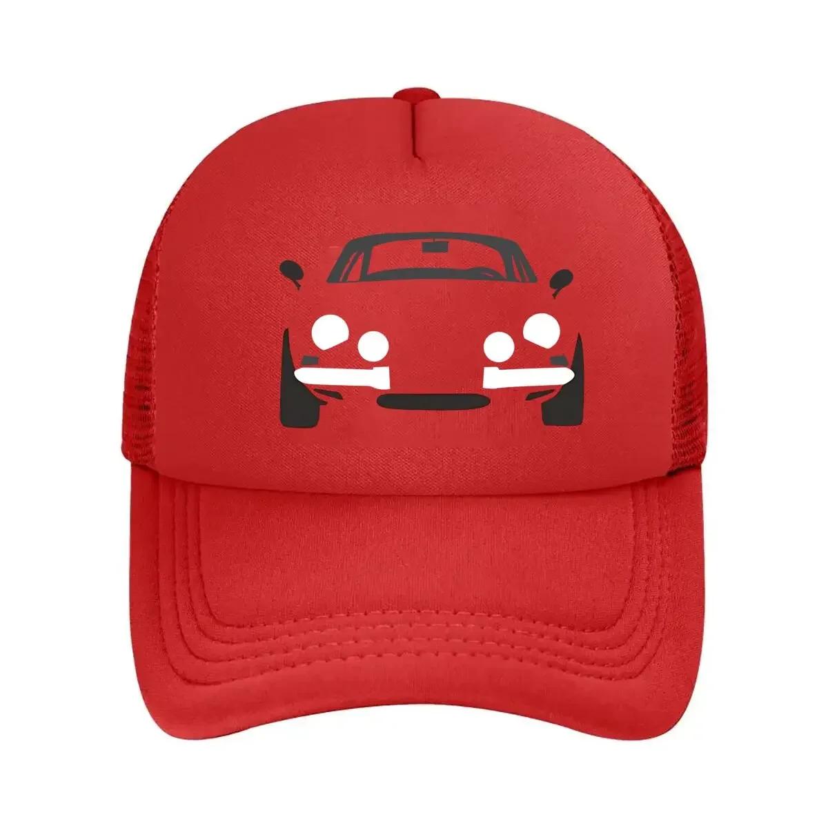 Car Silhouette Auto - Inspired, Luxury Vehicle Art Design Mesh Baseball Cap One Size
