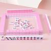 24/26/30mm Mini-Mahjong Brettspiel Tragbares Reiseset 144 Teile Chinesisches Mahjong Klassisches Traditionelles Chinesisches Familien-Tischspiel