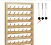 Spool Rack Wall Hanging Wooden Braiding Strings Sewing Thread Storage for