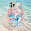 Sunshine & Ocean Print Clear Phone Case For IPhone 16 15 14 13 12 11 Pro XS Max X XR 7 8 Plus Tpu Airbag Anti-Drop Cover Funda