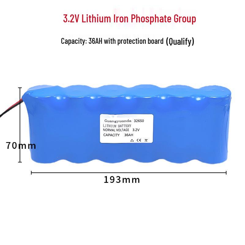 LiFePO4 Solar Light Battery Pack 3.2V 32650 32700 High Capacity Outdoor Battery