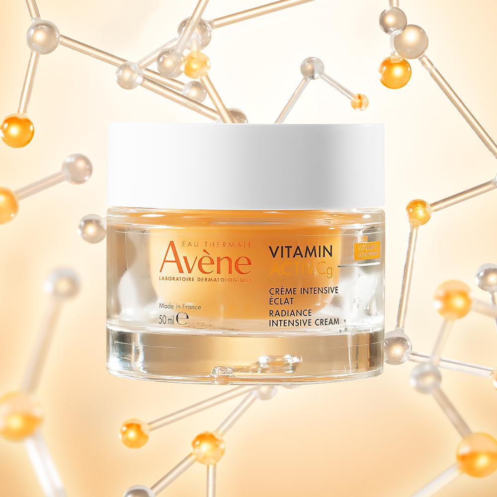 [Avene] Vitamin Active Cg Anti-Aging Brightening Cream 50ml + Serum 10ml Gift