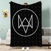 Watch Dogs  Throw Lightweight g Flannel Blanket Soft Skinfriendly for Summer Cooling