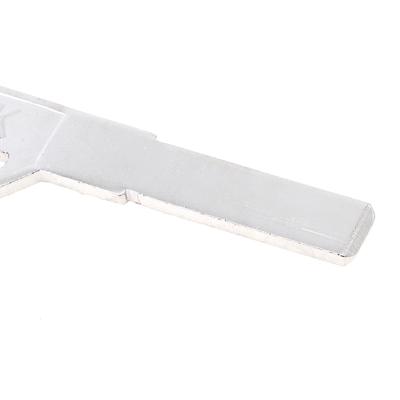 Lot de 2 clés embryonnaires à empreinte digitale, verrou à mot de passe, clé vierge Super D, convient pour poignée de verrouillage, panneau lumineux plat multipiste