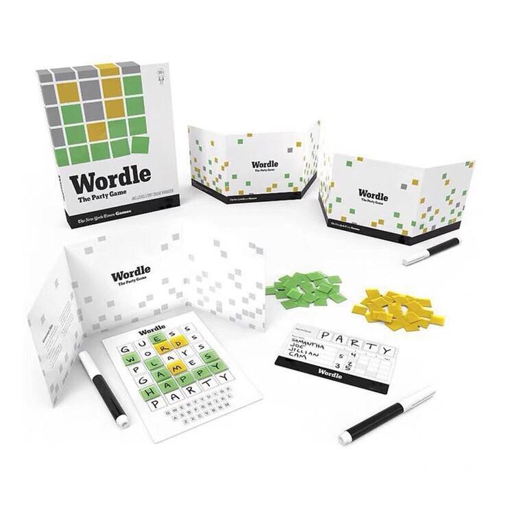 Kortversjon Wordle Selskapsspill Selskapsspill Scrabble Brettspill