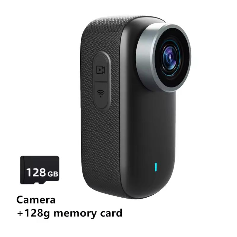 4K WiFi Bodycam Action Bike Camera WiFi Smart Image Stabilization Cycling Camera Magnetic Thumb Sports Cam Portable Helmet Cam