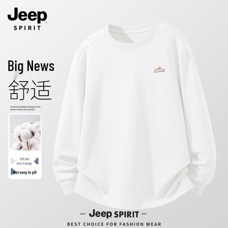 

JEEP SPIRIT Men s Long Sleeve Casual T-Shirt 2XL