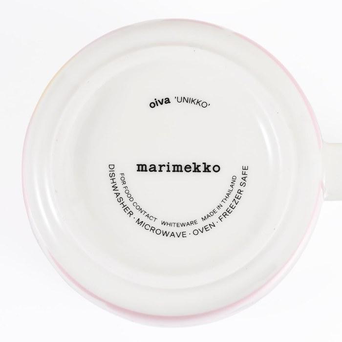 Marimekko Mug 400ml Unikko (White/Pink/Light Yellow/Green) 75410 075410 132
