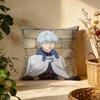 Fashion Rragna Crimsioned Cushion Cover Versatile DoubleSided Pillow Case Fit for Sofa Bed Car  Daily Decor