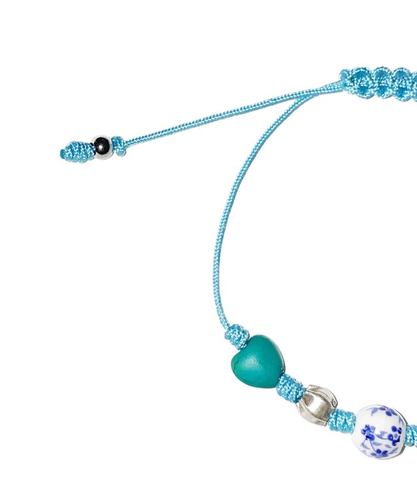 Runds Sky Blue Gemstone Bracelet