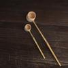 Chinese Style Handmade Natural Bamboo Wooden Tea Scoop Long Handle Water Tea Spoon Teaware Table Decor Kitchen Tool 2025 New