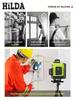 New High-Precision 16-Line Green Laser Level: Wall/Floor-Mountable with Infrared Water Level Function.