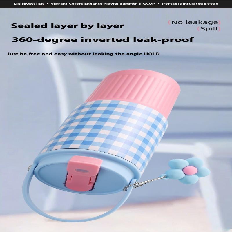 316 Stainless Steel Car Travel Mug Thermos Cup For  And Cold Dual Use Portable Tumbler With Handle Leakproof Design Daily