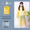 Children's Disposable Extended One-Piece EVA Raincoat with Backpack Cape
