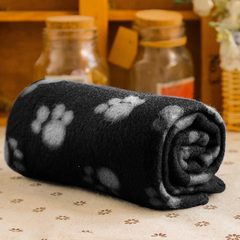 Soft Warm Reversible Pet Blanket Cozy Double-sided Fleece For Dogs And Cats