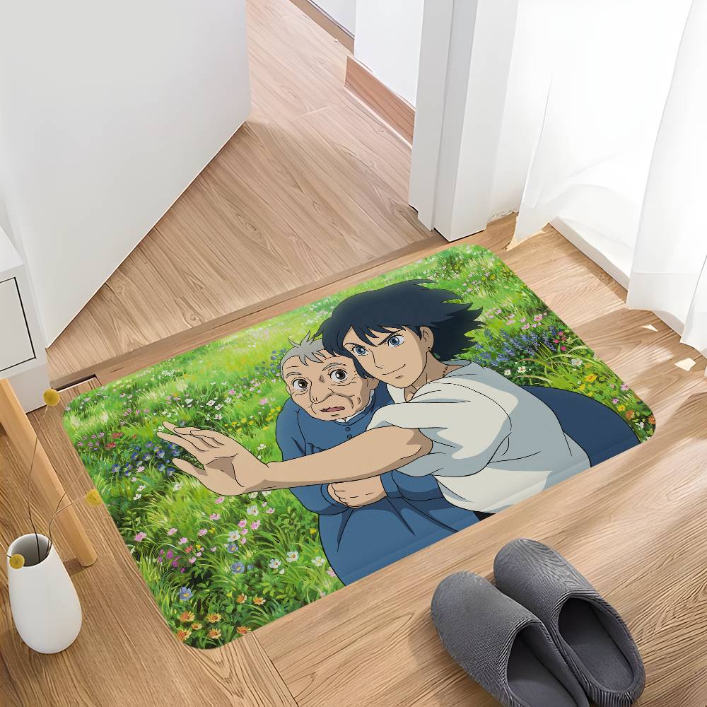 Japan Anime H-Heulen M-Bewegliches C-Schloss Badematte INS Stil Weich Schlafzimmerboden Haus Waschküchenmatte Rutschfest Willkommen Fußmatte