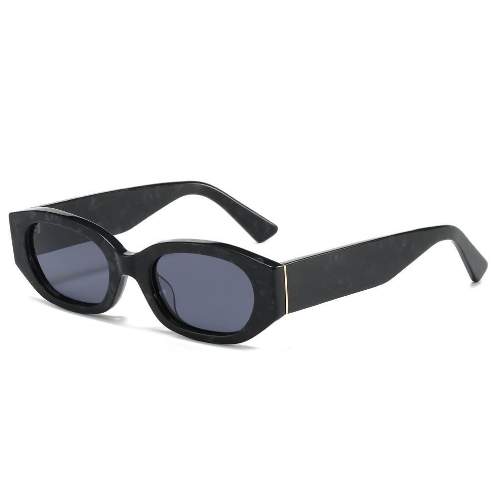 

New Fashion Thick Legs Acetate Women Sunglasses High-end Personality Men Outdoor Sports Sunshade Driving Polarized SUN GLASSES as picture