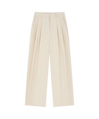 Siyajyu Sipt7205 Breeze Wide Slacks_Ash Cream