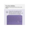 Clavier Pour Tablette Microsoft Surface Pro 12 Pouces - Violet