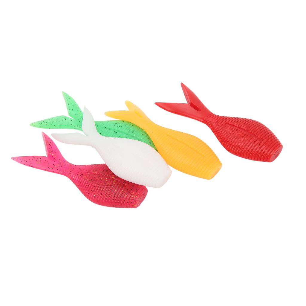 25PCS Fishing Soft Baits TPR High Elasticity Floating Pomfret Bait Artificial Lures Fishing Accessories for Freshwater