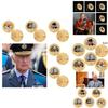 Commemorative Coin Set Of British King Charles In Metal Craft Gift Box