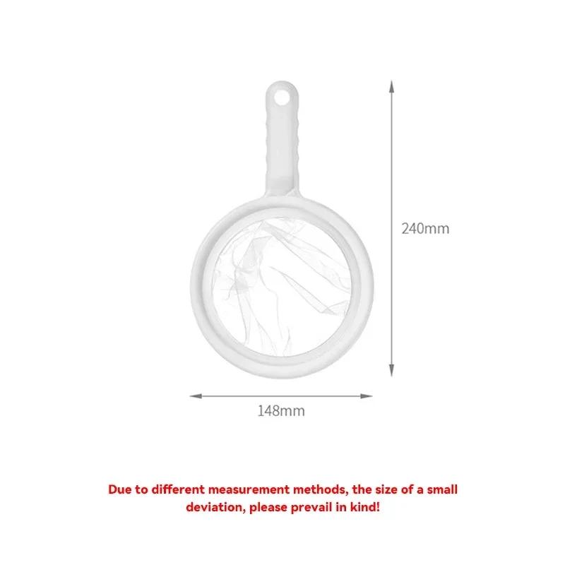 Nailon ultra-fin filtru plasă sită suc de soia cafea lapte alimente strecurătoare lingură bucătărie strecurătoare gadgeturi 400 ochiuri filtru