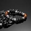 Natural Stone Tiger Eye Beads Bracelet Handmade Casual Jewelry for Men Women Fashion Adjustable Bracelet Hommes Bijoux Gift