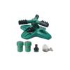 360 Degree Automatic Rotating Lawn Sprinkler Garden Watering System Adjustable Spray Pattern Durable Base for Outdoor Lawn and Garden Irrigation