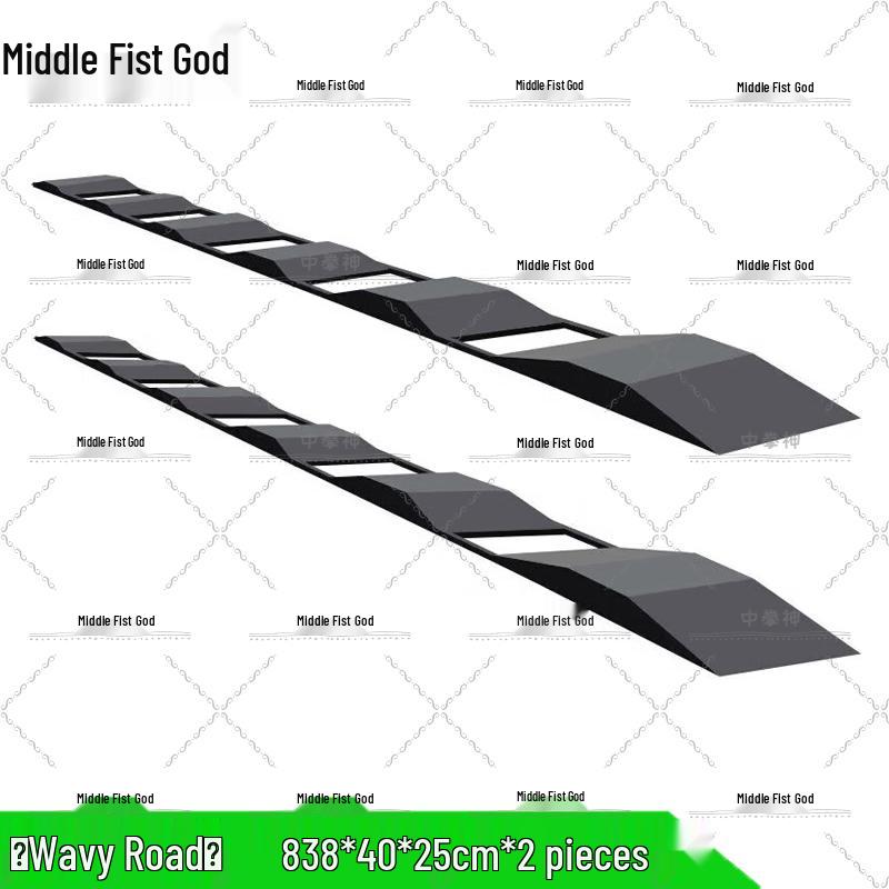 Car Driving Simulator Wavy Road Obstacle Training Kit 838x40x25cm