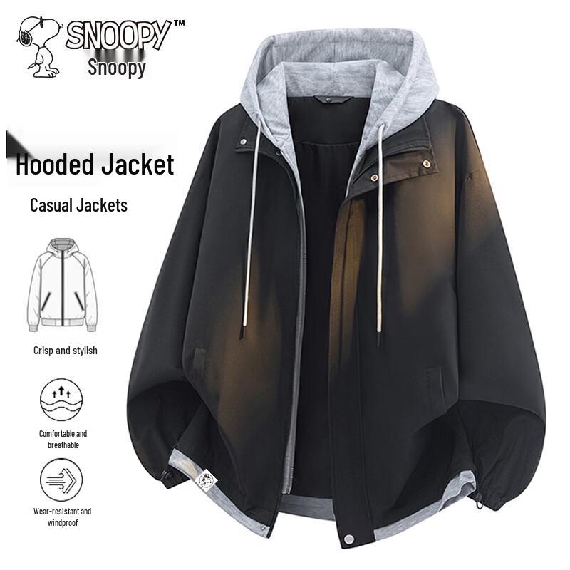 Snoopy American-Style Casual Hooded Jacket