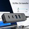 Plastic USB Hubs 4 Port USB3.0 USB2.0 Fast Speed Data Transfer Solution for Enhanceds Productivity In Work Environment