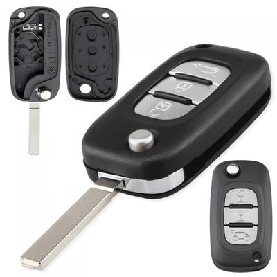3 Tasten Auto-Schlüsselanhänger Ersatz Flip Folding Case Shell Fit für Kangoo Renault Fluence Clio Megane Modus
