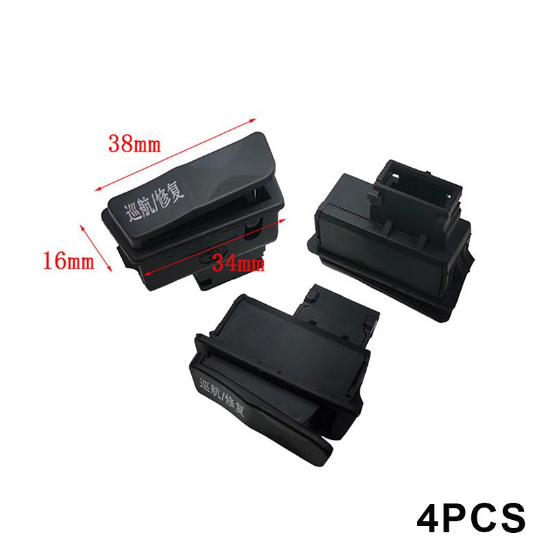 4PCS Universal Electric Motorcycle Accessories Headlight Horn High/Low Beam Dimmer Turn Signals Five Switches And Buttons