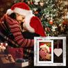 With Heart Pendant Desktop Photo Frame Wooden Photo Display Frame  Home Supplies