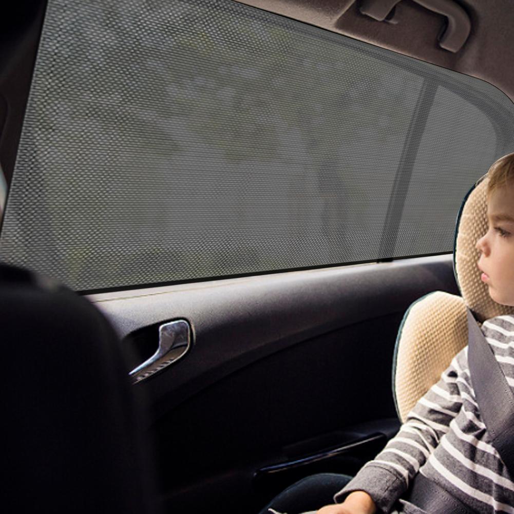 UV Protection Car Curtain Rear Side Window Sunshade Cover Repellent Mosquito Mesh Net Mesh Car Mosquito Net Auto Accessories