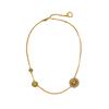 French Earrings Necklace Second Button Series Niche Original High-End Design Clavicle Chain Women