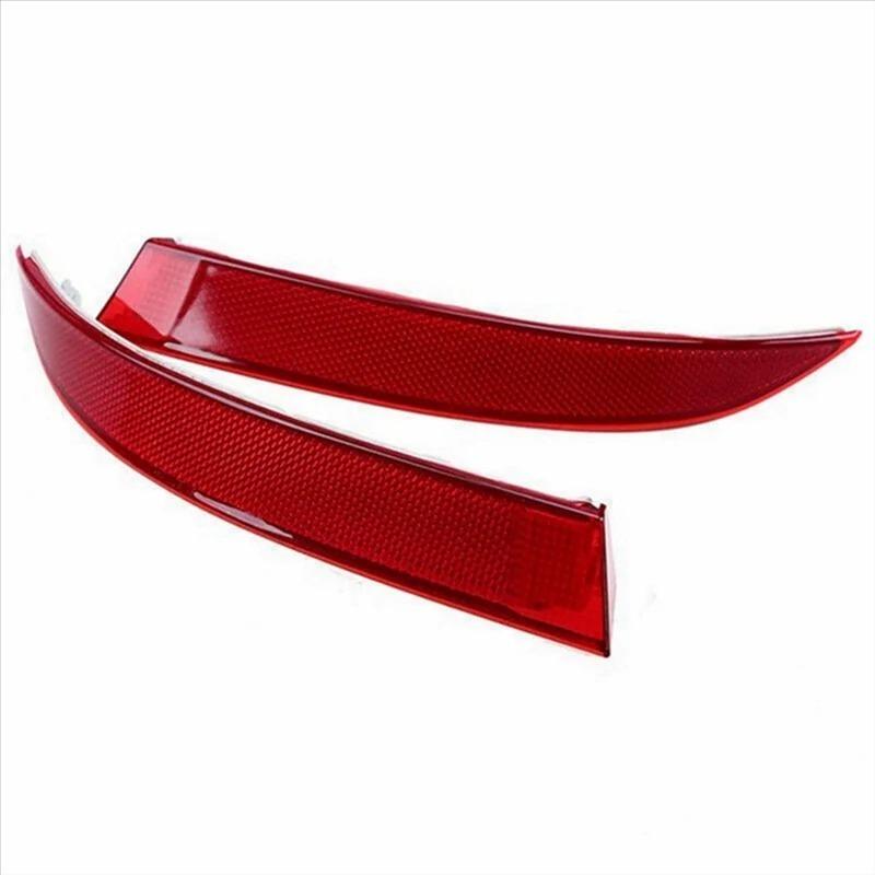 Left Right Reflective Strips For BMW X5 E70 LCI 2011 2012 2013 Car Rear Bumper Reflector Red Lens Warning Strip 63147240997