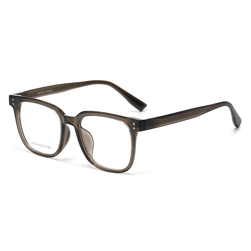 JYL TS Men's Retro Square Optical - Myopia-Ready Versatile Trendy Frames GTP-J10008