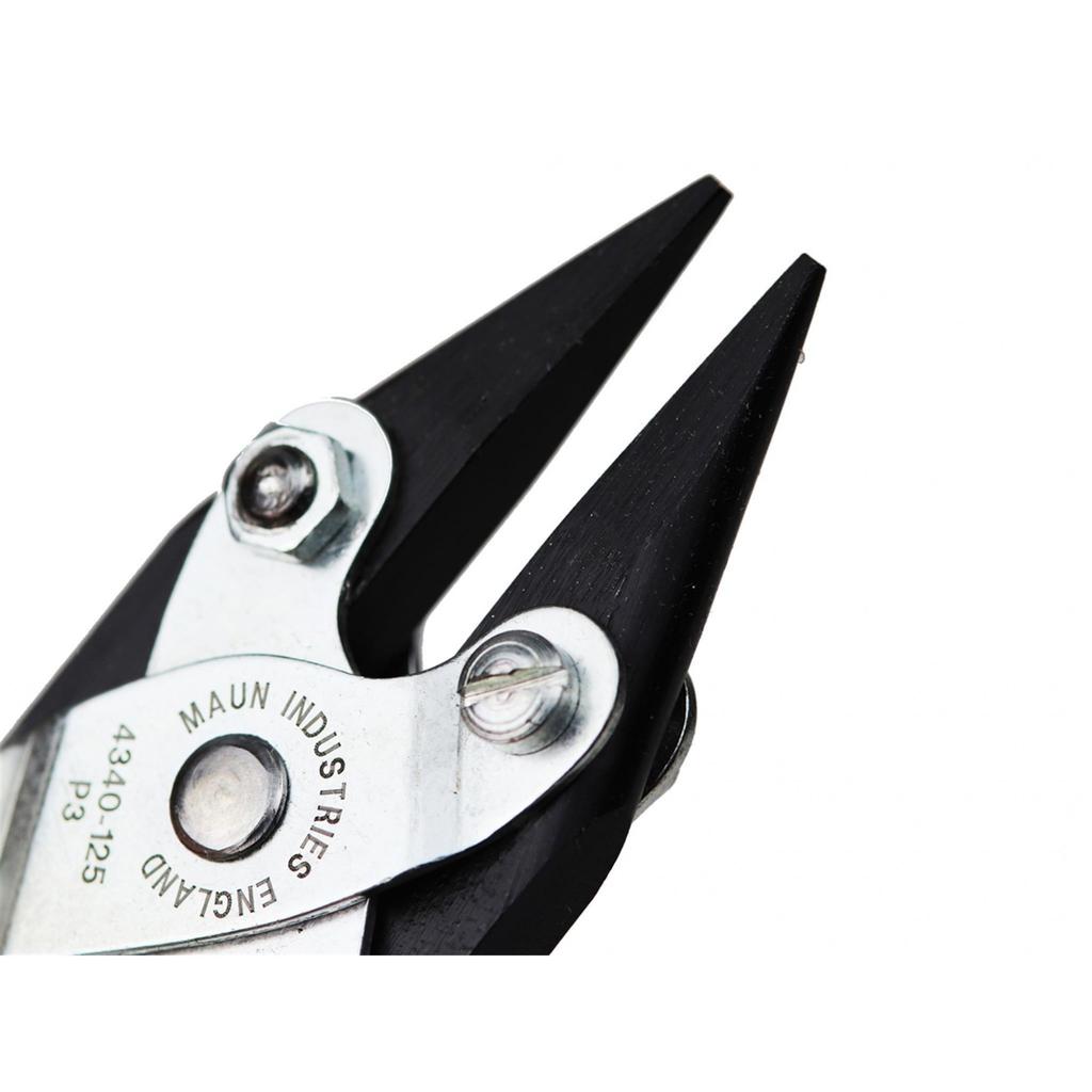 Maun Snipe Nose Parallel Pliers, Smooth Jaws 125mm
