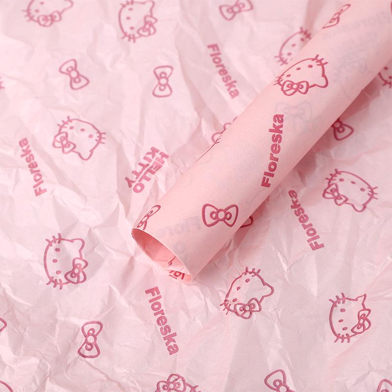 Exklusives florales Seidenpapier zum Einwickeln und Auslegen