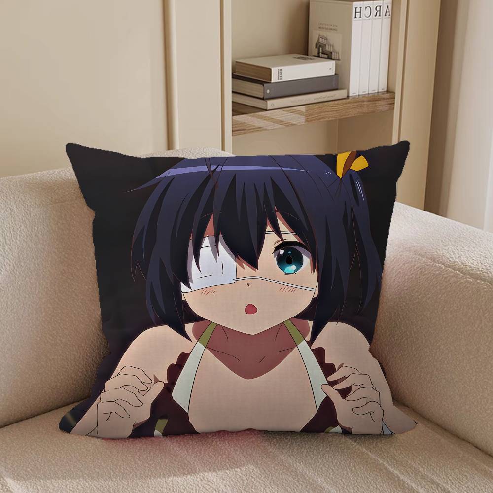 Chuunibyou R-Rikka TakanashiS Cell Pillow Case Removable Washable Cushion Cover – All-Season Soft Linen