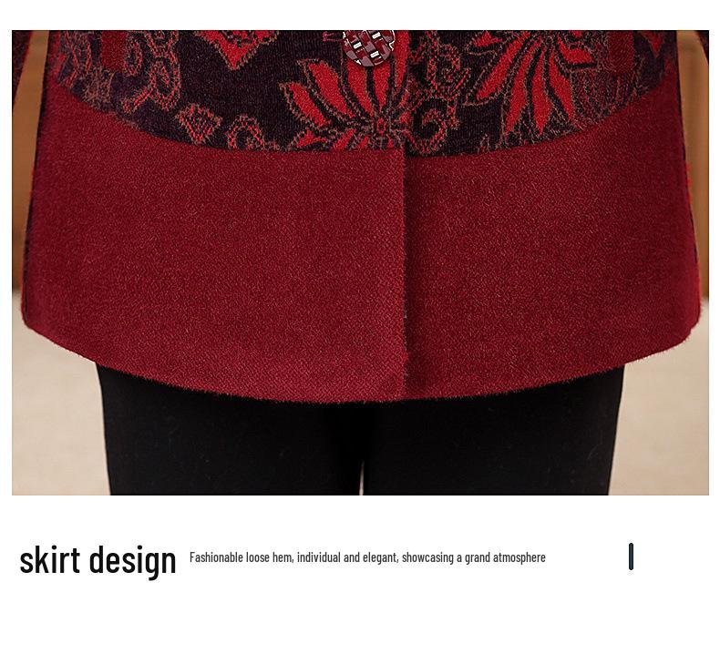 Women's Plus Size Faux Mink Coat: Warm Fleece-Lined Winter Outerwear for Juniors, Middle-Aged, and Elderly