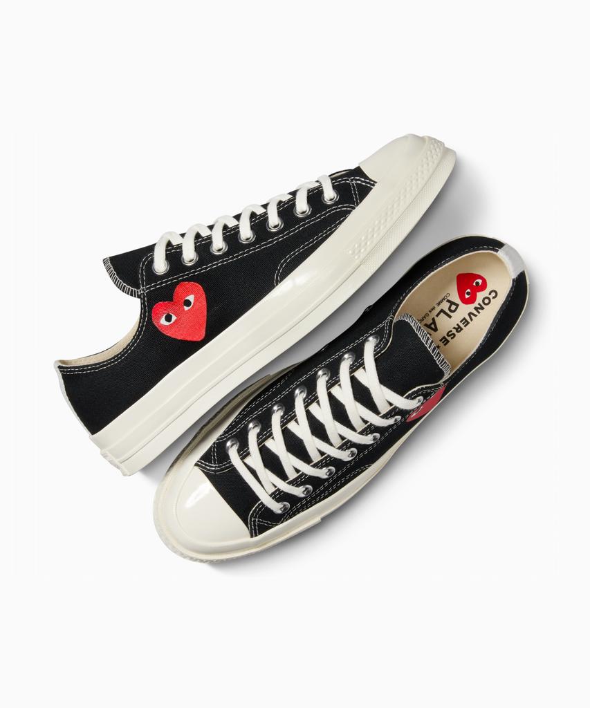 Converse X Play Comme Des Garçons Single Heart Chuck 70 Ox A08804C