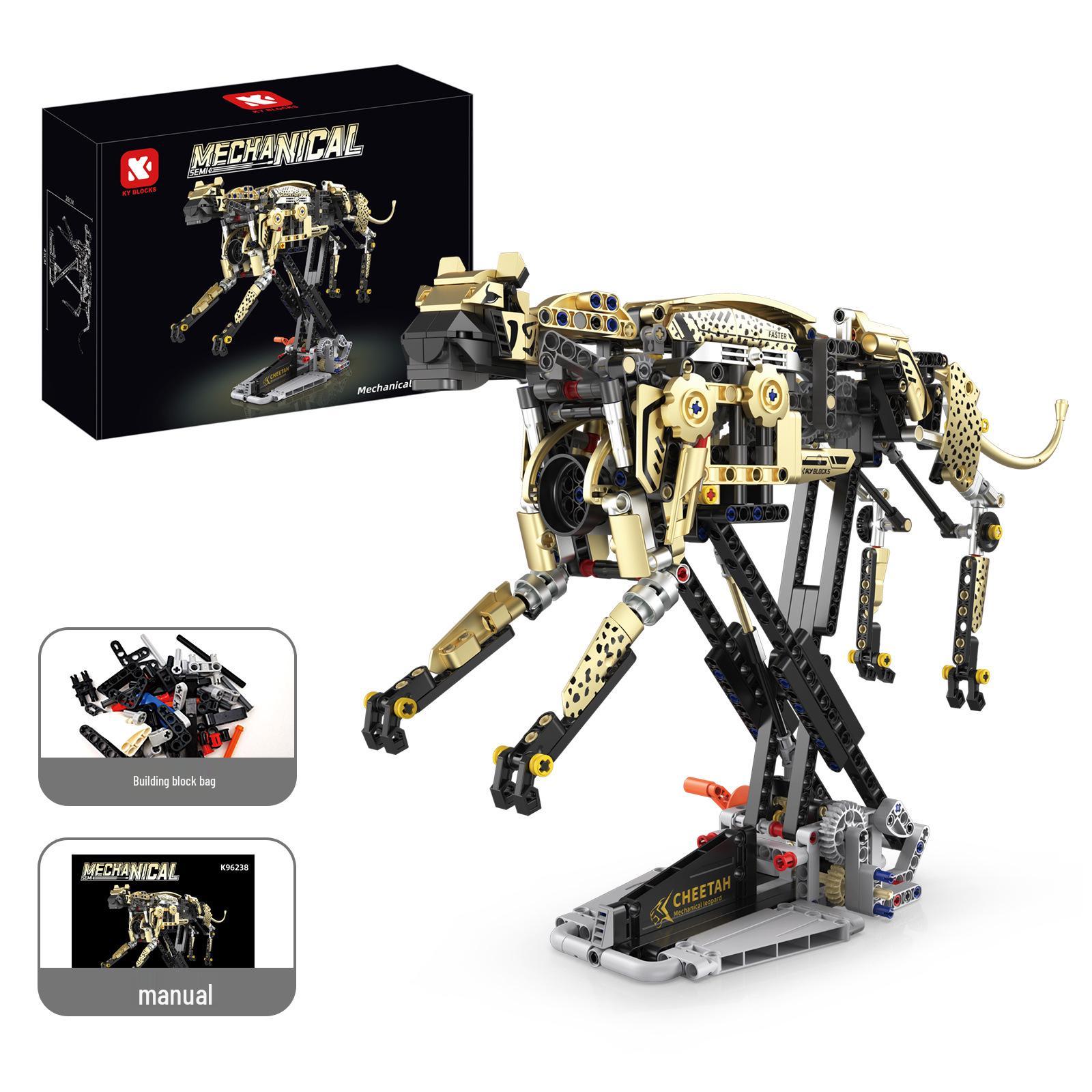 Leopard Building Blocks: Bionic Linkage Toy for Children s Science Education
